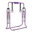 Bara gimnastica pliabila pentru copii, max 63 kg, Inaltime reglabila 914-1321 mm, saltea, 2 x inele, Violet