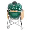 Grill Strend Pro Kamado, Ceramica si Inox, diametru 57.4 cm, Verde, 145x85x125 cm