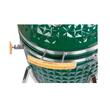 Grill Strend Pro Kamado, Ceramica si Inox, diametru 57.4 cm, Verde, 145x85x125 cm