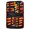Set 12 surubelnite si clesti izolate 1000 V, VDE/GS, Crom Vanadiu, Magnetice, Geanta transport