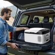 Frigider auto cu compresor, 15 l, 1 x zona racire, 12/24 V DC, 110-240 V AC, Bluetooth, 60 W, 568 x 330 x 279 mm, Ecran tactil