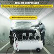 Compresor fara ulei, silentios 78 dB, 2200W, 100 l, 495 l/min, 8 Bar, 1400 rpm