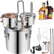 Cazan pentru distilat alcool, Inox si Cupru, Capacitate 19 l