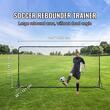 Poarta pentru antrenament fotbal, 366 x 121 x 183H, 4 x tarusi de fixare, geanta transport