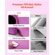 Bara gimnastica pliabila pentru copii, max 63 kg, Inaltime reglabila 914-1321 mm, saltea, 2 x inele, Violet