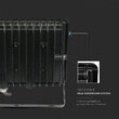 Proiector led, 100W, 4000K, IP65, 8700 lm, Negru, 261 x 32 x 217 mm