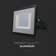 Proiector led, 100W, 6500K, IP65, 8700 lm, Negru, 261 x 32 x 217 mm