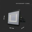 Proiector led, 100W, 6500K, IP65, 8700 lm, Negru, 261 x 32 x 217 mm
