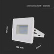 Proiector led, 50W, 6500K, IP65, 4300 lm, Alb, aluminiu