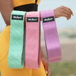 Set 3 benzi elastice, material textil, 3 culori, 27-55 kg, Lungime 70 cm