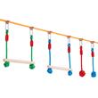 Set de joaca pentru exterior, Slackline 39 buc, Lungime 15.24 m, Greutate maxima 226.8 kg
