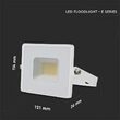 Proiector led, 20 W, 1620 lm, 4000 K, IP65, Aluminiu, Alb
