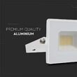 Proiector led, 20 W, 1620 lm, 4000 K, IP65, Aluminiu, Alb