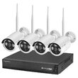 Kit 4 camere de supraveghere, Linux, Port-uri RJ-45, USB, Raza diode IR 30 m, IP66, max 4 TB
