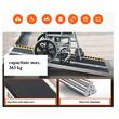 Rampa portabila si pliabila din Aluminiu, dimensiune 182.6 x 73.7 x 5.1 cm, cu manere pentru transport