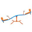 Balansoar pentru copii, 2 locuri, Otel, Rotatie 360 grade, Capacitate max 136 kg, 2640 x 930 x 710 mm