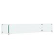 Aparatoare focar semineu, Dreptunghi, Sticla termoizolanta, Grosime 8 mm, Dimensiune 595 x 190 x 165 mm