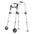 Cadru de mers, Inaltime reglabila pe 8 niveluri, Pliabil, 2 x roti, max 160 kg