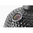 Grill Strend Pro Kamado, Ceramica si Inox, diametru 27 cm, Negru, 35x40.5x55 cm