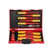 Set 12 surubelnite cu maner interschimbabil 1000 V, VDE/GS, Crom Vanadiu, Magnetice, Geanta transport
