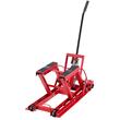 Cric hidraulic pentru motociclete, capacitate max 680 kg, Inaltime 115-385 mm, fixare chingi cu clichet