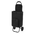 Carucior pentru cumparaturi pliabil cu 2 roti mari, geanta detasabila, maner telescopic 150-190 cm, max 35 kg, 5 x buzunare