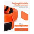 Curea de remorcare pentru off-road, lungime 9.1 m, Rezistenta la rupere 16 tone, latime 76.2 mm, 2 x inele D