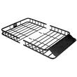 Portbagaj de plafon compatibil bare transversale, Otel, max 90 kg, dimensiune 1305 × 915 × 127 mm, 1 x Geanta impermeabila