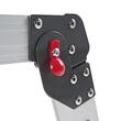 Scara tip platforma, portabila si pliabila, Aluminiu, 1 x treapta, max 227 kg, Inaltime reglabila 60-508 mm, anti-derapanta