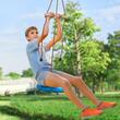Set tiroliana lungime 16 m, capacitate max 250 kg, cablu, scaun