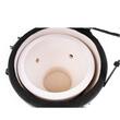 Grill Strend Pro Kamado, Ceramica si Inox, diametru 27 cm, Negru, 35x40.5x55 cm