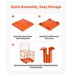 Platforma de lucru tip cusca pentru stivuitor, 1225 x 1148 mm, Capacitate max 635 kg, Otel carbon