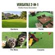 Gazon artificial, Dimensiune 1800 x 3000 mm, Verde, PE, protectie UV, Inaltime fir 35 mm