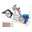 Slefuitor profesional de banc cu banda, 1500 W, 0-2800 rpm, Control viteza variabila, Otel, Banda 1828.8 x 50.8 mm