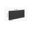 Reclama luminoasa led, Programabila, 64x160 px, Bluetooth, USB, P6 Full Color, IP65, Aluminiu/ABS, 990x412x55 mm