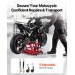 Cric hidraulic pentru motociclete, capacitate max 680 kg, Inaltime 115-385 mm, fixare chingi cu clichet