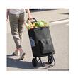 Carucior pentru cumparaturi pliabil cu 2 roti mari, geanta detasabila, maner telescopic 150-190 cm, max 35 kg, 5 x buzunare