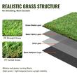 Gazon artificial, Dimensiune 1220 x 1830 mm, Verde, PE, protectie UV, Inaltime fir 35 mm