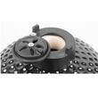 Grill Strend Pro Kamado, Ceramica si Inox, diametru 27 cm, Negru, 35x40.5x55 cm