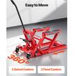 Cric hidraulic pentru motociclete, capacitate max 680 kg, Inaltime 115-385 mm, fixare chingi cu clichet