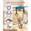 Bara gimnastica pliabila pentru copii, max 63 kg, Inaltime reglabila 914-1321 mm, Albastra, Otel