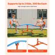 Balansoar pentru copii, 2 locuri, Otel, Rotatie 360 grade, Capacitate max 136 kg, 2640 x 930 x 710 mm