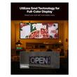 Reclama luminoasa led, Programabila, 32x96 px, Bluetooth, USB, P10 Full Color, IP65, Aluminiu/ABS, 990x350x55 mm