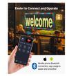 Reclama luminoasa led, Programabila, 32x96 px, Bluetooth, USB, P10 Full Color, IP65, Aluminiu/ABS, 990x350x55 mm