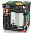 Aparat sterilizare pentru conserve Adler 28 l, 2600 W, diametru 36 cm, Inaltime 30.5 cm, Afisaj led