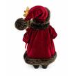 Decoratiune Mos Craciun, Inaltime 45 cm, Tinuta Bordo, Decoratiuni aurii