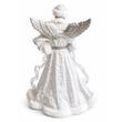 Decoratiune Ingeras cu aripi, Inaltime 60 cm, Tinuta Alb/Argintiu