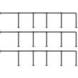 Set 3 suporturi pentru raft Vivatechnix Industrial, 34 x 176 cm, capacitate 100 kg, fara blaturi