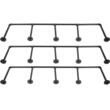 Set 3 suporturi pentru rafturi  Vivatechnix Industrial, 34 x 136 cm, capacitate 100 kg, fara blaturi