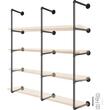 Set 3 suporturi pentru rafturi  Vivatechnix Industrial, 34 x 136 cm, capacitate 100 kg, fara blaturi